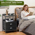 YEYSHAOM 2 -55LB Night Stand with Fabric Drawer and Sturdy Metal Frame, Lightweight & Durable Load Capacity