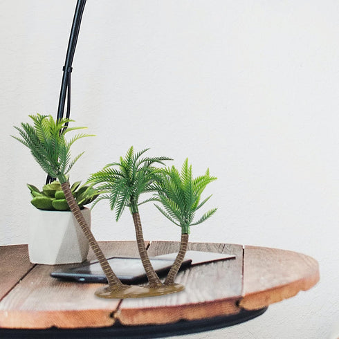 BESTOYARD Artificial Coconut Tree Decor, Mini Tropical Palm Trees for Fairy Garden Landscape Decoration