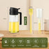 16oz Olive Oil Dispenser Spray Bottle with Brush, 2 in 1 Olive Oil Dispenser and Sprayer for Cooking (Black)