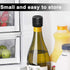 Wine Bottle Stopper 2 Pack with Twist Lock, Silicone Reusable Wine Sealer, Leak Proof Wine Toppers for Easy Storage,