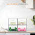 Laundry Room Organization Storage Drawer with Labels, Clear Stackable Drawers for Laundry Room Organizing Decor