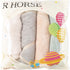 R HORSE 4Pcs Hanging Hand Towels, Soft Thick Absorbent Coral Fleece Bathroom Hand Towels for Kitchen & Bathroom (4