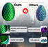 Dimili 2 Pack 12 inch 3D Printed Mystery Dragon Egg, Extra Large Dragon Egg with Dragon Inside, Extra Long Dragon