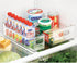 2 Pack mDesign Wide Plastic Kitchen Storage Container Bins with Handles -Organization in Pantry, Cabinet, Refrigerator