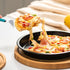 Webake Large Pizza Cutter Wheel Set, Stainless Steel Pie Slicer with Non-slip Green Handle, Ideal for Pizza & Cake