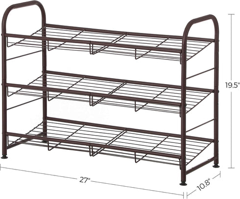 3 Closet, 12 SONGMICS Shoe Rack, Tier Shoe Organizer for Holds up to Pairs of Shoes, Shoe Rack for Front Door Entrance