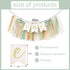 1st Sage Green One High Chair Banner - Simple Birthday Party Decorations,First Birthday Highchair Garland for Cake