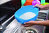 Mintra Home Rice Colander (Blue) - Lightweight Strainer for Cleaning Rice, Beans, Fruit and Vegetables 9.5x13x7