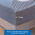 Twin Size Box Spring Cover Bed Skirts Wrap, 4 Side of The Mattress, Stretch & Snug Fit, Ultra Soft, Wrinkle Free,