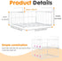 Resulzon 2Pack, Under Shelf Basket Storage Steel Under Shelf Hanging Wire Baskets Shelves for Laundry Room Kitchen Desk
