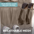 24 Closet Closets, 40 lbs HOME GENIE Over the Door Hanging Shoe Organizer, Breathable Mesh Pockets, Rack Storage