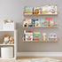 birola 32 Inches Set 3, Nursery Book Shelves for Kids Rooms - Floating Wall Bookshelves of Space-Saving Nursery Shelves