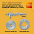 Corona Fixed Grind Disc Replacement Accessory for Corona Grain Mill, High and Low Hopper