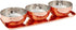 Godinger Hammered Tray with 3 Bowls, Copper
