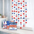 10 Pack 4th of July Decorations - 130Ft/330 Patriotic Star Streamers Banner Garland Hanging Independence Day Decor