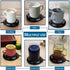 Home-X Mug Warmer, Desktop Heated Coffee & Tea - Black Candle & Wax Warmer