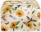 Hummingbird Sunflower Print 4 Slice Toaster Covers, Daisy Butterfly Print Kitchen Appliance Dustproof Cover