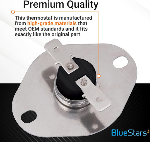 BlueStars 9759242 Oven Thermal Fuse - Compatible with Whirlpool, Replaces 4452223 WP9759242