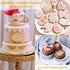 4 PCS Alphabet Letter Fondant Stamps - Upgraded Food Grade Cake Stamp Tool for Biscuit, Cookie, Uppercase, Lowercase,