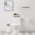 Set Set Sorbus Paper Rope Bathroom Baskets & Tissue Holder - Decorative Wicker Baskets for Bathroom Shelves - Lined