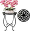 EKINIYAR Plant Stand Indoor Outdoor, Metal Plant Stand for Indoor Plants Iron Art