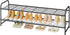 2 Tier Shoe Rack for Closet, 44 Inch Extra Long Shoe Storage