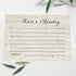 TENTADO Share A Memory Cards, 50 Rustic Wood Cards and Sign for Wedding, Birthday, Celebration of Life, Guest Book