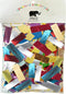 LARGE Metallic Confetti, Jumbo Mylar Rainbow Foil Bag for New Years, Birthdays, Weddings (300 Grams, 7,500 PCS)
