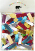 LARGE Metallic Confetti, Jumbo Mylar Rainbow Foil Bag for New Years, Birthdays, Weddings (300 Grams, 7,500 PCS)