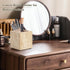 Countertop Real Natural Travertine Marble Toothbrush Holder & Pen Holder & Makeup Brush Holder & Utensil Holder