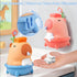 IPX7 9.5oz, Capybara Automatic Soap Dispenser - Cute Kids Touchless Foam Soap Dispenser, Waterproof USB Rechargeable