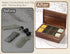 Packet 8 Acacia Wood Tea Bag Organizers, Tea and Sugar Storage Chest with Lid, Wooden Teabag Holder Containers,Tea Box