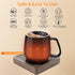 Set: 131F/55C, Coffee Mug Warmer Coffee Warmer for Desk Auto Shut Off Candle Warmer Plate Coffee Cup Warmer Heated