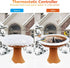 60W De-icer Submergible Bird Bath Heater Thermostatic Controlled Chicken Water Heater for Outdoors in Winter Animal