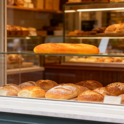 hongliang Lifelike Artificial French Baguette Bread, Fake Long Loaf Simulation Model for Kitchen Window Display, Photo