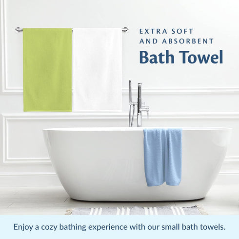 24 40 inches (6) Small and Lightweight Cotton Towels Assorted Pastel Mix x Towels Perfect Size for Hair Drying