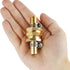 BILAL 3 Set 1/2" Fitting,1/2" 3/4" Garden Hose Repair Connector Kit with Clamps, Fit for Garden Hose Barb x GHT Garden