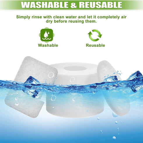 6 Pack Replacement Filters for Shark Navigator Deluxe NV42, NV4226, NV46, NV44, NV4626, UV402, NV36