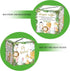 50 8" Diaper Raffle Tickets & Advice Cards For Baby Shower - Tickets, Jungle Animal Baby Shower Collection Box, Party