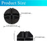 Wire Cube Connectors, Plastic Corner Connectors for DIY Cube Storage Shelves Organizer Closet Wire Shelves (Black, 12)