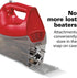 Hamilton Beach 6-Speed Electric Hand Mixer - 275 Watts with Whisk, Traditional Beaters, Red