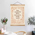 ZTGDA 12x16inch How Wonderful Life is Now Wall Art Decor, Boho Floral Wall Art Poster,Boho Canvas Hanging Banner Decor