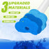 2 Pack Set, 54 Cleaning(2-Set) Disposable Toilet Brush and Holder Toilet Wand Refills, Extended Handle with Cleaner