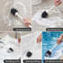 3 Pack Set Lefree Silicone Toilet Brush,Rubber Toilet Bowl Brush and Holder with Ventilated Holder, Toilet Cleaner