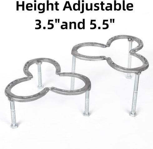 Camping Tripod, Dutch Oven Tripod with Adjustable Height Legs for Campfire Cooking and Cast Iron Dutch Oven