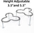 Camping Tripod, Dutch Oven Tripod with Adjustable Height Legs for Campfire Cooking and Cast Iron Dutch Oven