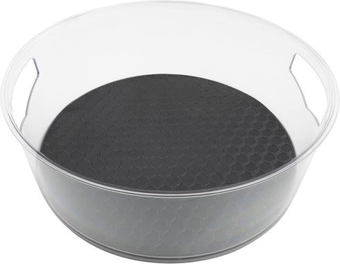 Spectrum Lazy Susan Organizer, Hexa Large (1-Pack), Rotating Turntable for Cabinet, Pantry, Table, and Shelf