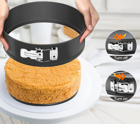 Webake 11 Inch Nonstick Springform Pan, Cheesecake Pan with Removable Bottom for Baking, Large Cake Tin