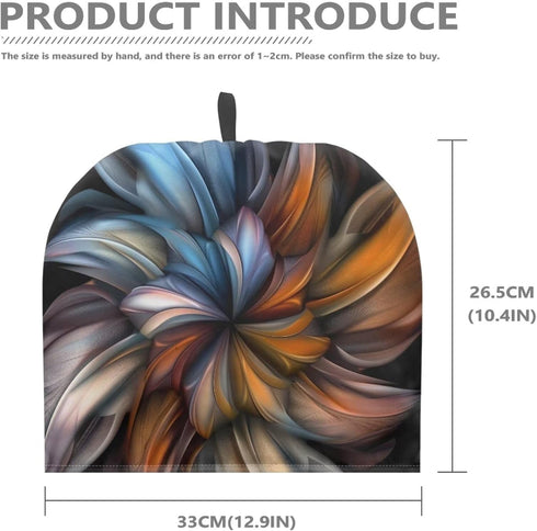 Boho Floral Tea Cozy Kettle Dust Cover, Large Insulated Tea Cosy for Home Kitchen Office Holiday Decor