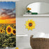 YEAHOME Sunflower Garden Decor, 11'' Metal Flower Wall Art for Kitchen, Bathroom, Indoor Outdoor